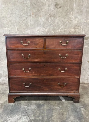 Antique George III Mahogany Edge Banded Two Over Three Chest of Drawers c. 1800 - Image 1 of 4