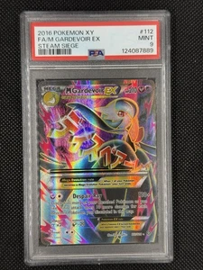 2016 Pokemon XY Steam Siege M Gardevoir EX Full Art #112 PSA 9 MINT - Picture 1 of 2