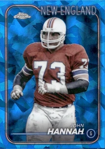 John Hannah - 2024-25 Topps Chrome Sapphire Football #129 - Bild 1 von 2
