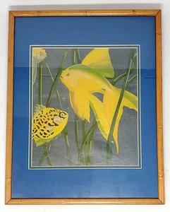 Gerahmter Haushaltszeitschrifteneinband - Mai 1933 - Fisch - mattiert im Vintage Rahmen - Bild 1 von 7