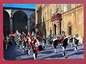 Cartolina - Siena - Il Palio - Trombetti e Musici di Palazzo - 1962 - Foto 1 di 2