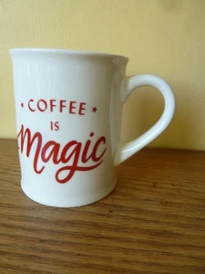 Starbucks COFFEE IS MAGIC Kaffeebecher Tasse weiß rot - Bild 1 von 2