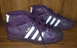 Adidas Pro Modell High Top Sneaker Lila Schuhe Herren 8,5 - Bild 1 von 7