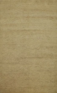 Modern Gabbeh Style Area Rug 6x8 Ft Hand-Knotted Oriental Solid Wool Carpet - Picture 1 of 9