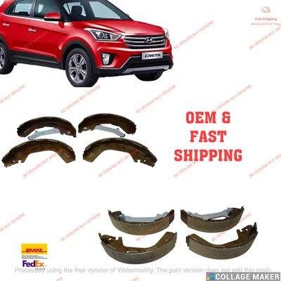 58350A0A00 KIT ZAPATA Y FORRO FRENO TRASERO APTO PARA HYUNDAI CRETA MODELO 2015-2020 Foto 1 de 4
