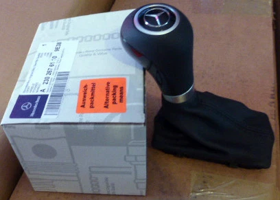 Mercedes-Benz OEM Genuine OEM SL Class R230 Black Ash Automatic Shift Knob New - Image 1 of 1
