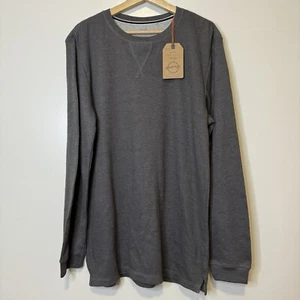 Wetterfester Vintage, Herren Langarm Waffelstrick Pullover, in grau, Gr. XL - Bild 1 von 7