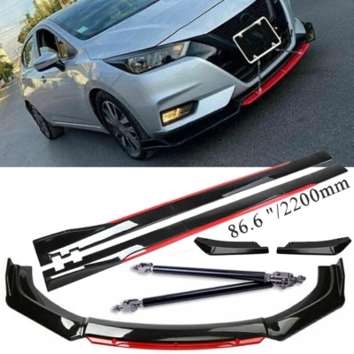 For Nissan Sentra Front Bumper Lip Spoiler /Splitter /Side /Skirt Body — 第 1/4 张图片