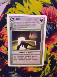 1990s Decipher Star Wars CCG Card - Blaster