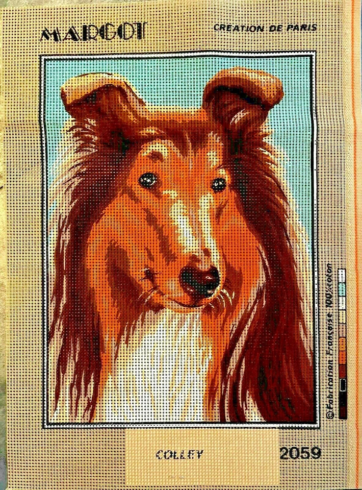 @@@****SUPERBE CANEVAS NEUF MARGOT 40X30CM AVEC REF- COLLEY****@@ - Photo 1/1