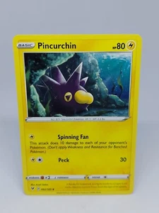 POKEMON CARD TCG NON HOLO PINCURCHIN 062/185 UNCOMMON NM/M VIVID VOLTAGE SWSH - Picture 1 of 2