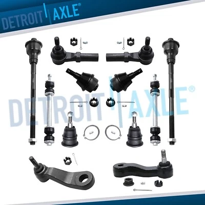 12pc Front Ball Joints Tie Rods Suspension Kit for Silverado Sierra 2500 3500 HD - Image 1 of 4