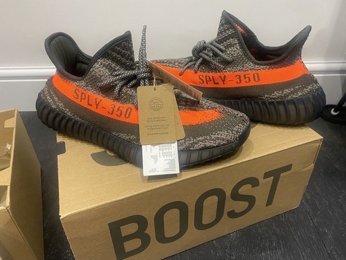 Taglia 10 Adidas Yeezy Boost 350 V2 Low Carbon Beluga