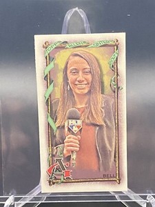 2023 Topps Allen Ginter Mini Mandy Bell 235 Reporter A&G Back NM-MT