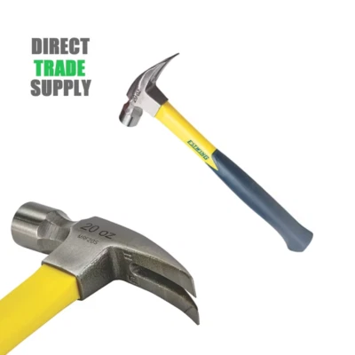 Estwing MRF20S 20oz Fibreglass Shaft Sure Strike Straight Claw Nail Hammer - Image 1 of 4