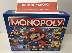 Monopoly Super Mario Brothers Celebration Board Game Hasbro Gaming Nintendo - Picture 1 of 3