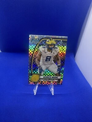 2024 Bowman Chrome University DERRICK MOORE 1st Xfractor #59 MICHIGAN WOLVERINES - Image 1 of 2
