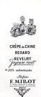 PUBLICITE F. MILLOT CREPE DE CHINE REGARD REVELRY JOYEUSE NUIT DE 1949 FRENCH AD