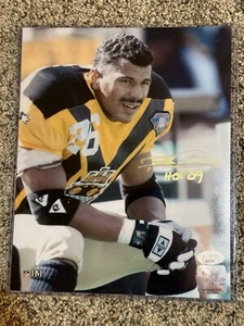 Rod Woodson Signed HALL OF FAME 2009 Pittsburgh Steelers NFL 8x10 BAS - Picture 1 of 1