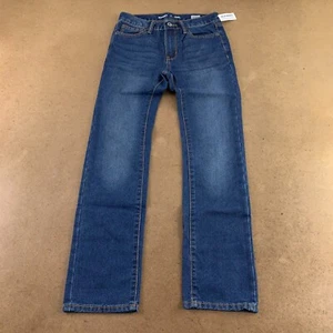 Old Navy Boys Size 12 Dark-Wash Denim Non-Stretch Skinny Jeans NWT - Picture 1 of 3