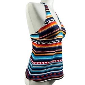 Chaps Halter Tankini Swimsuit Top Size 6 - Picture 1 of 5
