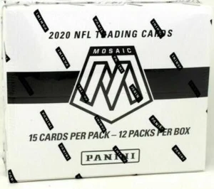2020 Panini Mosaic Football Factory Sealed Cello Fat Pack Box 12 Packs 180 cards - Picture 1 of 1