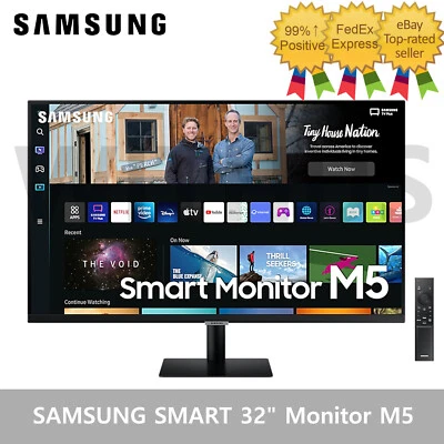 SAMSUNG Smart Monitor M5 32" S32BM502  1,920 x 1,080 Tizen - Tracking - Image 1 of 4