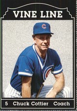 1991 Cubs Vine Line #7 Chuck Cottier CO