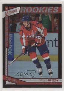 2013 O-Pee-Chee Marquee Rookies Black Rainbow Foil Steven Oleksy Steve Rookie RC