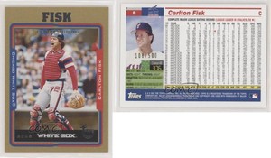2005 Topps Retired Signature Edition Gold /500 Carlton Fisk #8 HOF