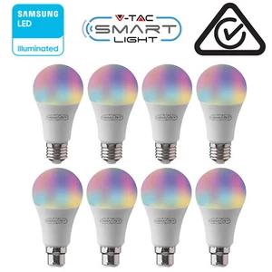 Samsung LED illuminated RGB Smart Light Bulbs B22/E27 WIFI Alexa Google Home - Picture 1 of 14