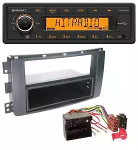 Continental 1DIN USB AUX MP3 Autoradio für Smart ForTwo 451 ForFour 454 Quadlock - Bild 1 von 5
