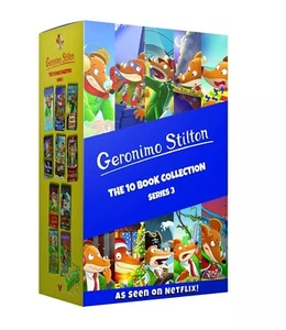 Geronimo Stilton 10 Books Series 3 Children Collection Pack Paperback Box Set - Picture 1 of 5
