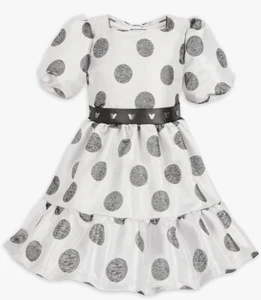 NEW Minnie Mouse Black & White Polka Dot Fancy Dress 7/8 Disney Store Exclusive  - Picture 1 of 11
