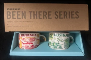 NEW Starbucks Been There Series AUSTRALIA & AUSTRALIA Ornament 2 oz. Mugs 2024 - Picture 1 of 3