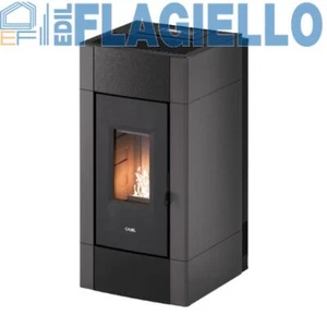 Stufa a Pellet Ad Aria Canalizzabile 9,7 Kw CADEL CRISTAL PLUS 9 In Diverse Colo - Foto 1 di 3