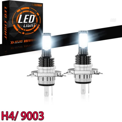 2x LED For Suzuki X-90 1996-1998 Headlight Kit H4/9003 6000K Bulbs High/Low Beam Foto 1 de 4