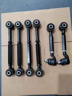 6pcs Rear Upper + Lower Control Toe Camber Arms for 2003-2007 Honda Accord  - Image 1 of 4