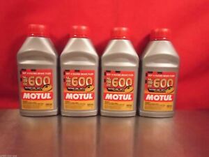 4 Motul 600 Brake Fluid 100949 500ml bottles