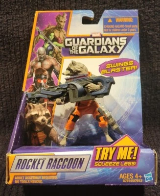 NUEVO - FIGURA DE ACCIÓN GUARDIANES DE LA GALAXIA COHETE MAPACHE MARVEL 2013 HASBRO Foto 1 de 3