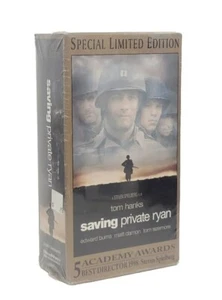 Vintage Saving Private Ryan VHS 2-Tape Set, Special Limited Edition 2000, Sealed - Imagen 1 de 5