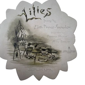 LILIEN - Gedichte von Edith Prince-Snowden RAPHAEL TUCK - Original viktorianisches Heft - Bild 1 von 19