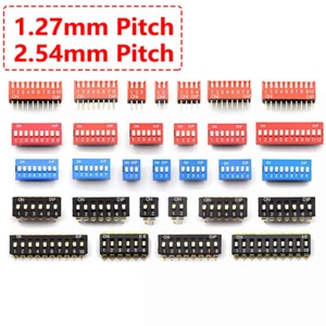 Interruptor DIP Switch interruptor de codificación piano / SMD interruptor 1 2 3 4 5 6 7 8 9 10 pines - Imagen 1 de 31
