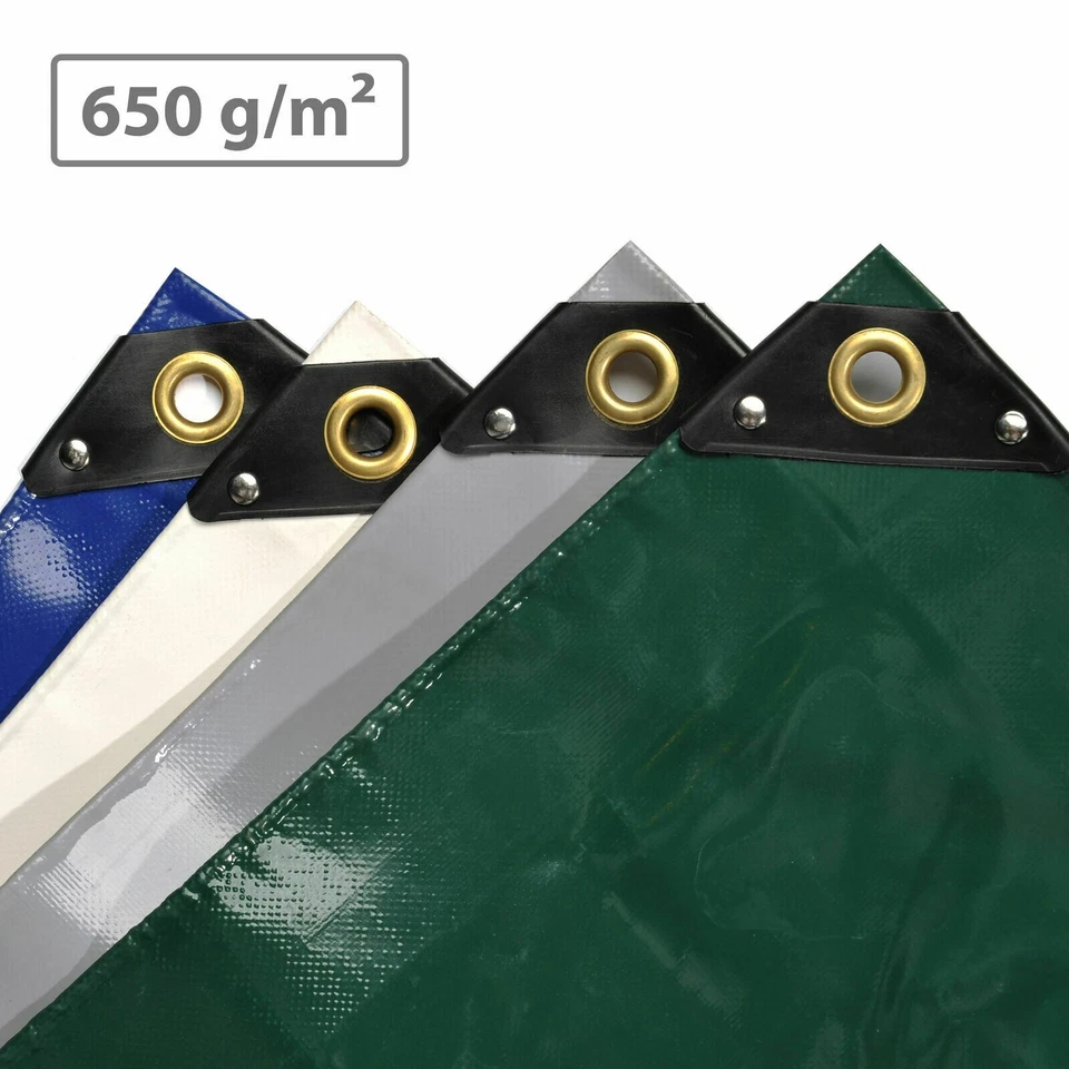 Premium Abdeckplane mit Ösen - extra stark - 650 g/m² PVC LKW Plane Nemaxx - Bild 1 von 1