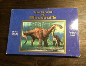 Neu Vintage 1997 USPS World of Dinosaurs 18 Karten Portfolio Ensemble Hallmark Company - Bild 1 von 5