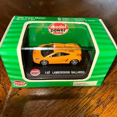 Model Power Minis 19381  Scale H0 1/87. 2004 Lamborghini Garllardo Orange - Image 1 of 3