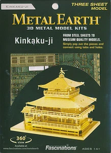 Faszination Metall Erde Japan Gold KINKAKU-JI 3D Laser geschnittener Stahl Zum Selbermachen Modellbausatz - Bild 1 von 6