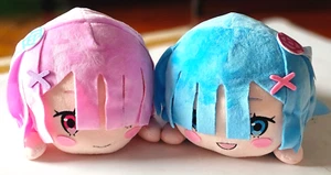 RE ZERO Life In A Different World From Zero Fairy Bullet Peluche Bambola Ram/Rem JP - Foto 1 di 6