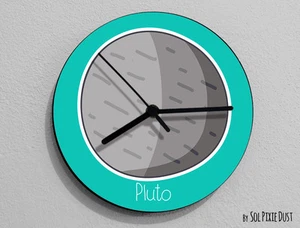 Plutón Planet - Reloj de pared - Imagen 1 de 3