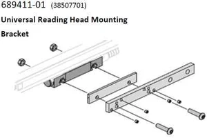 689411-01 Acu-Rite SENC 150 Linear Scale Universal Reading Head Mount Bracket - Picture 1 of 1